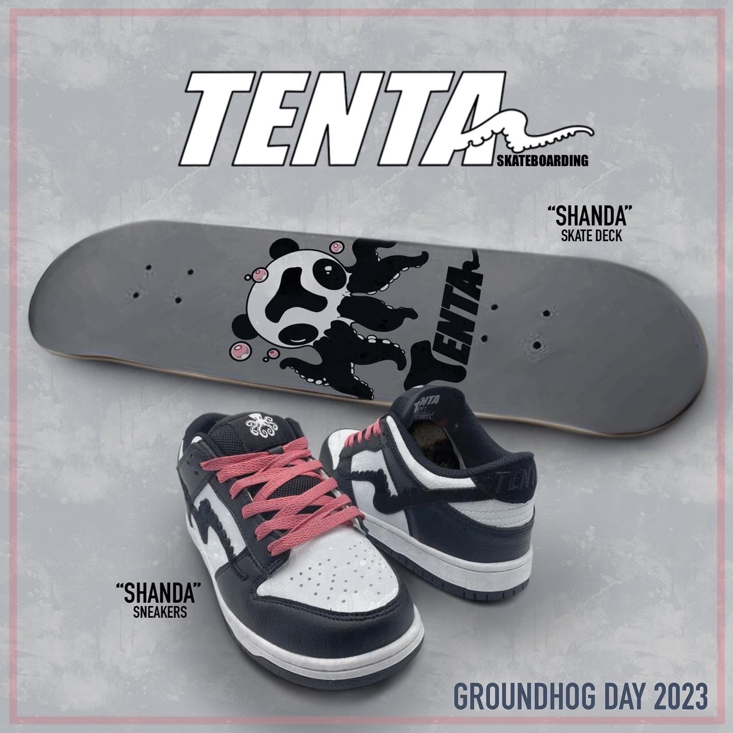 "Shanda the Octopanda" Skateboard Deck