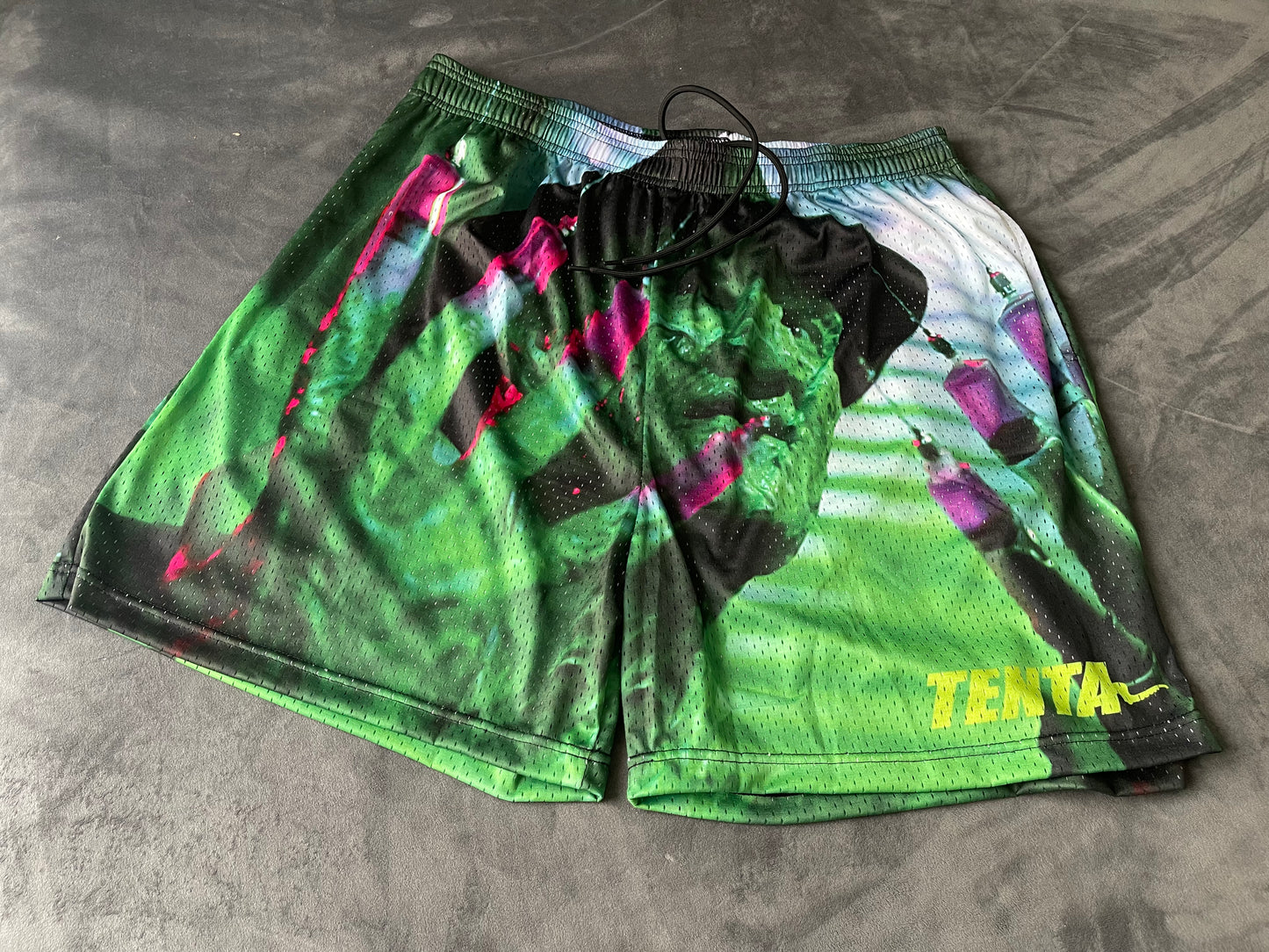 TENTA FK Drawstring Mesh Shorts