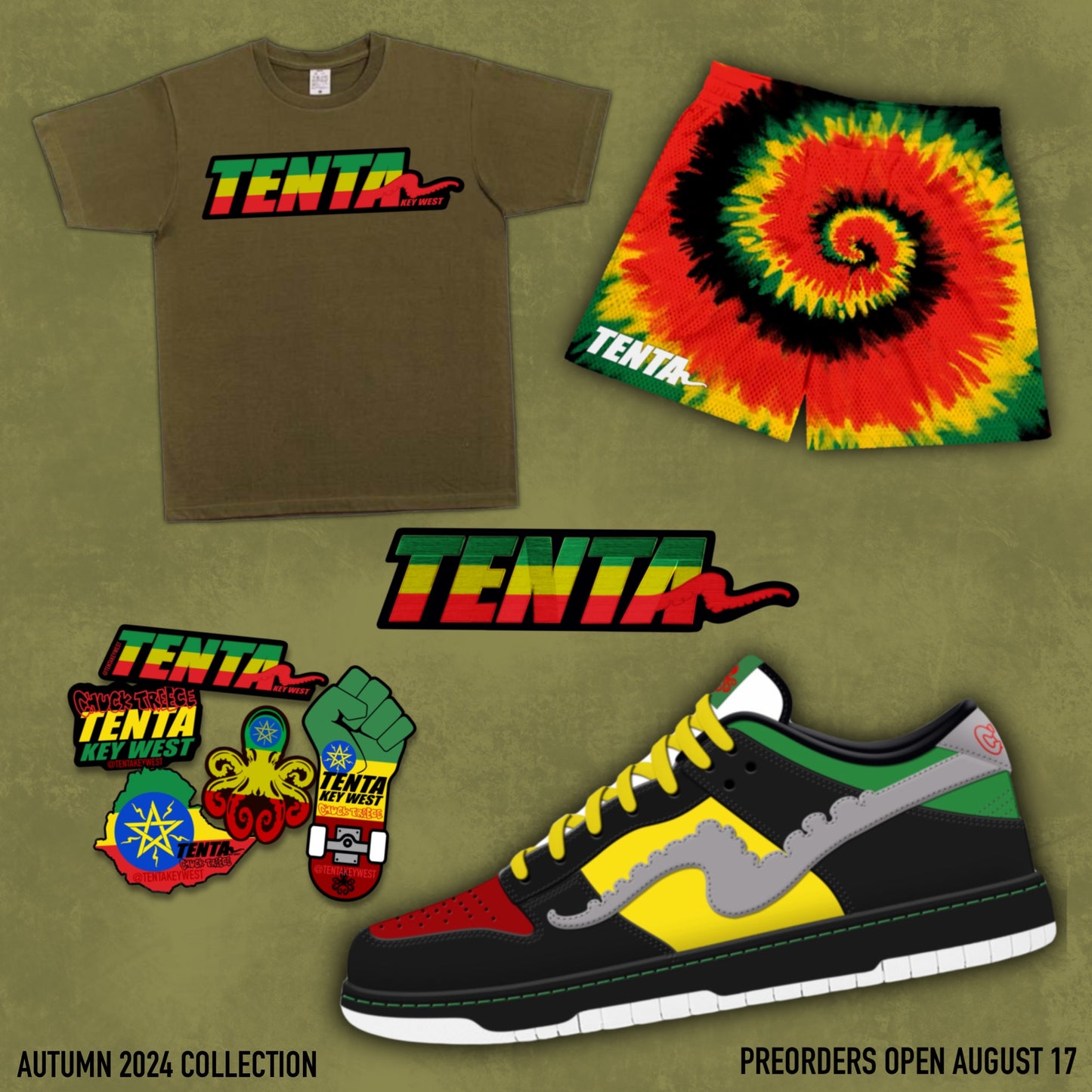 TENTA "Chuck Treece" Sticker Pack