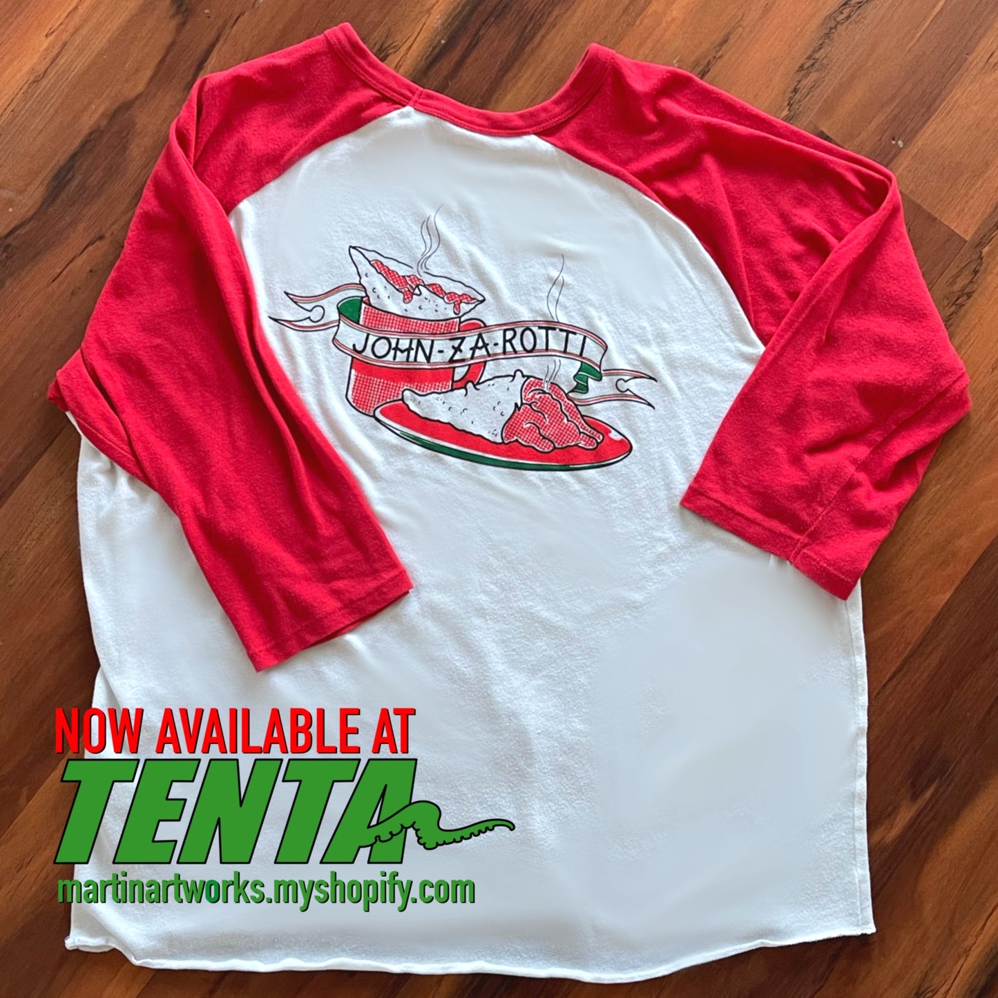 "John-Za-Rotti" baseball 3/4 sleeve